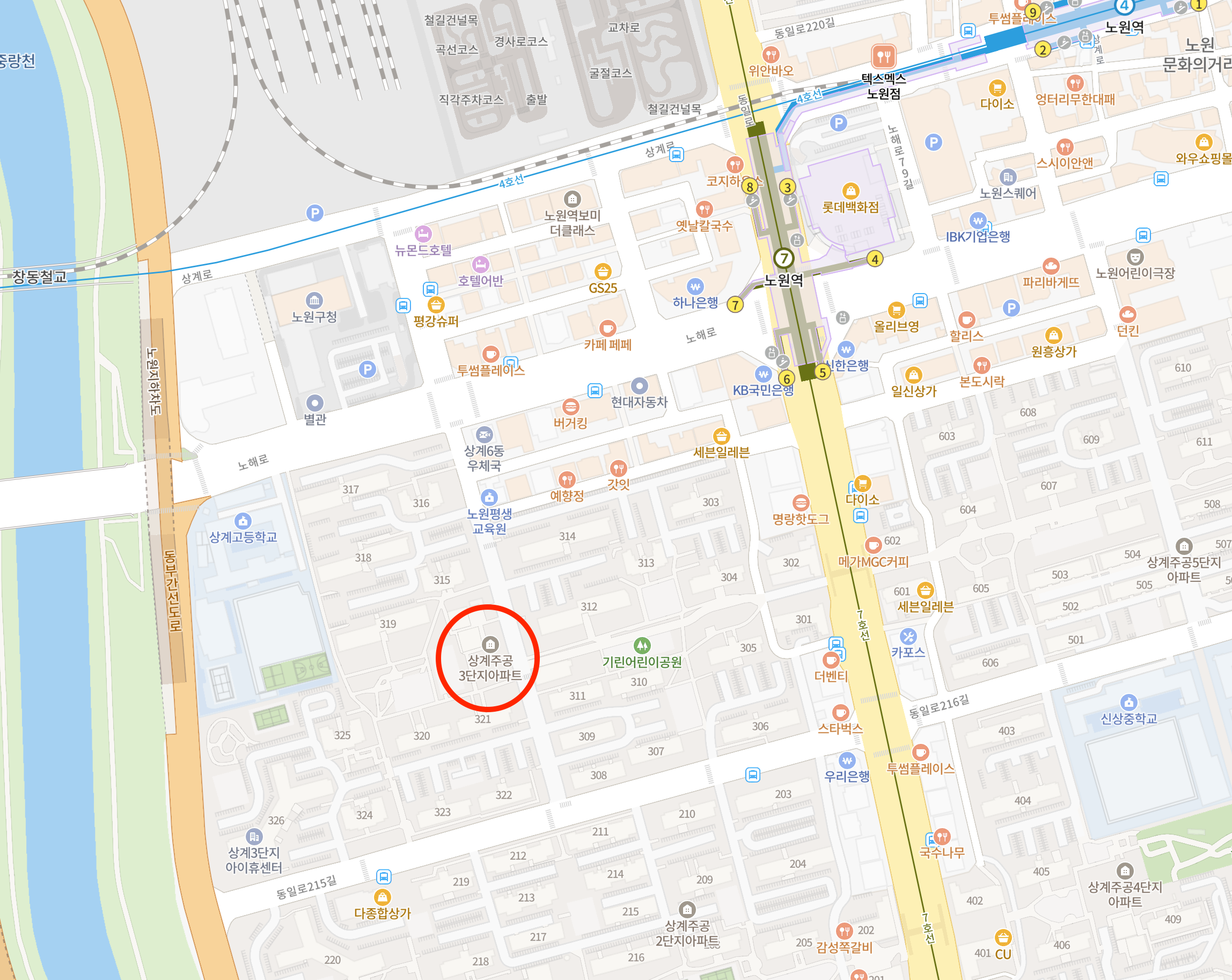 Map location